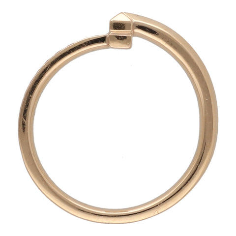 【中古】 Tiffany ＆ Co. ティファニー T ワン リング 2.5MM 15号 67795342 K18RG ダイヤモンド ローズゴールド ピンクゴールド PG 指輪 23017515 RS