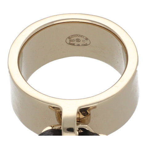 【中古】 CHANEL シャネル マトラッセ バッグチャーム リング 指輪 ABA014 B09999 B23C アクセサリー ジュエリー ココマーク ターンロック 23018181 AO