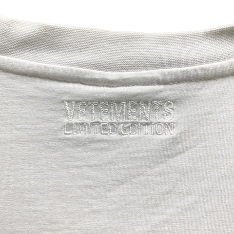 【中古】 VETEMENTS ヴェトモン ロゴ Tシャツ 21AW UA52TR240W ホワイト 白 半袖 23018842 DS