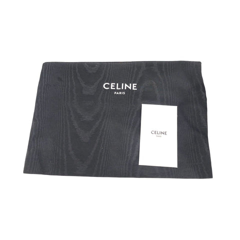 【中古】 CELINE セリーヌ ティーン トリオンフ バッグ シャイニーカーフスキン ブラック ゴールド金具 ショルダーバッグ 188423BF4.38NO 23019601 HO