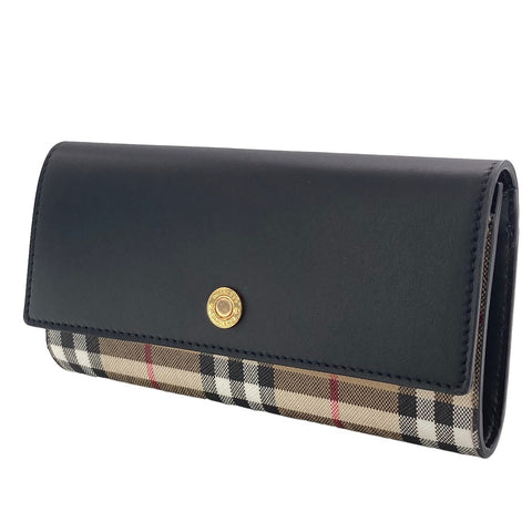 【中古】 BURBERRY バーバリー  ヴィンテージチェック コンチネンタルウォレット メンズ財布   23019723 AS