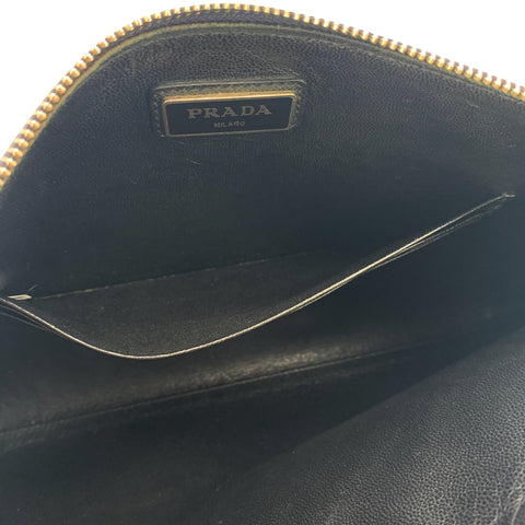 【中古】 PRADA プラダ  クラッチバッグ・セカンドバッグ  2NG001 クラッチバッグ サフィアーノレザー ネイビー ２NG001 23019768 MK