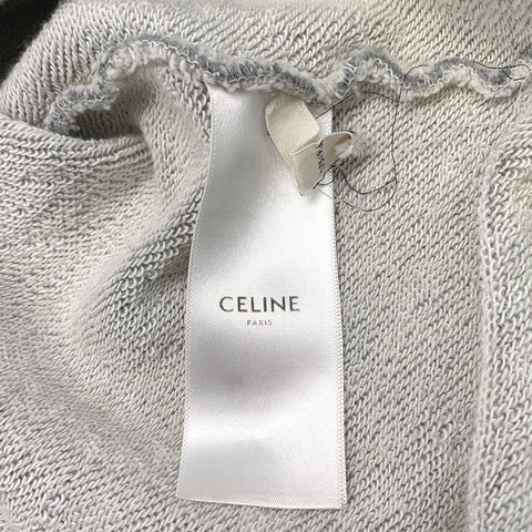 【中古】 CELINE セリーヌ CELINE クラシック ロゴ ルーズ パーカー プルオーバー グレー  2Y321052H CELINE メンズ 23020269 AO