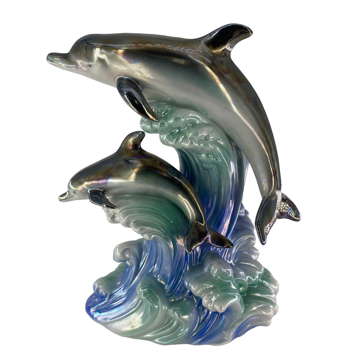 【中古】 Dolphin ドルフィン ラヴァーズ ブルー 空きボトル 置物 空瓶 23020444 AS