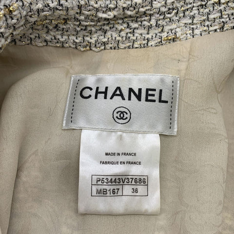 【中古】 CHANEL シャネル ツイードワンピース P53443V37686 ココマーク ボタン レディース スカート 23020554 AO