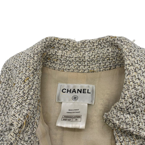 【中古】 CHANEL シャネル ツイードワンピース P53443V37686 ココマーク ボタン レディース スカート 23020554 AO