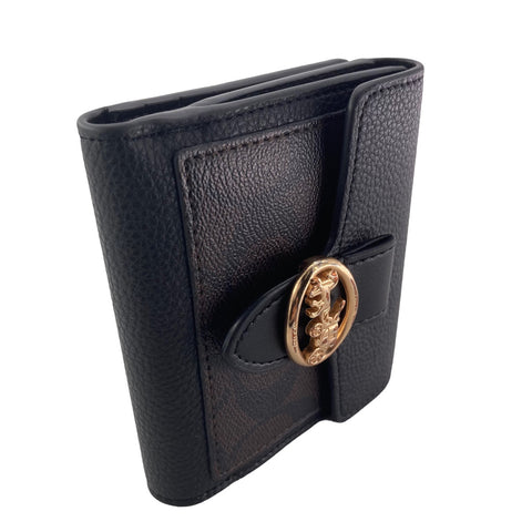【中古】 COACH コーチ  三つ折り財布 レディース シグネチャー 7250F ブラウン 23020603 AS