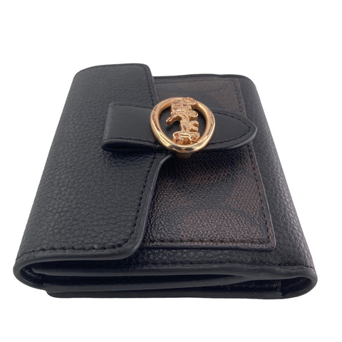 【中古】 COACH コーチ  三つ折り財布 レディース シグネチャー 7250F ブラウン 23020603 AS