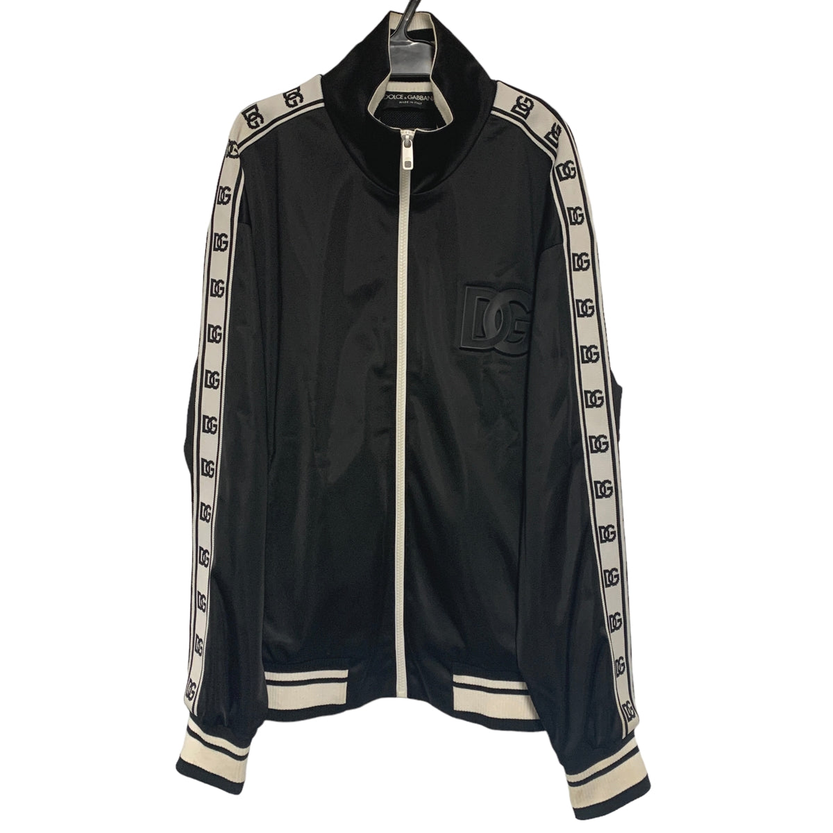 【中古】 Dolce＆Gabbana ドルチェアンドガッバーナ エンボス DG ロゴ ジャケット コート・ジャケット  G9XM5Z HU7B7 N0000 トラックジャケット ジャージー 23020788 DS