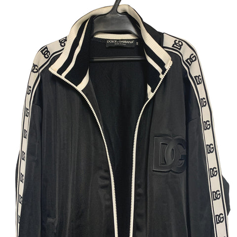 【中古】 Dolce＆Gabbana ドルチェアンドガッバーナ エンボス DG ロゴ ジャケット コート・ジャケット  G9XM5Z HU7B7 N0000 トラックジャケット ジャージー 23020788 DS