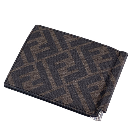 【中古】 Fendi フェンディ  マネークリップ   ２つ折りマネークリップ 23020910 NT