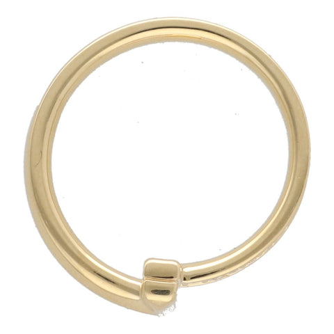 【中古】Tiffany＆Co. ティファニー 67795075 Tワンリング イエローゴールド パヴェダイヤモンド #13 23020991 MK