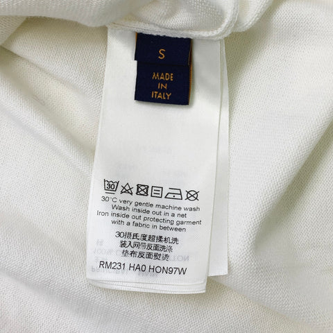 【中古】 LOUIS VUITTON ルイ・ヴィトン モノグラムコミックスインターシャショートスリーブクルーネック Tシャツ  1AB54D  23021013 AO