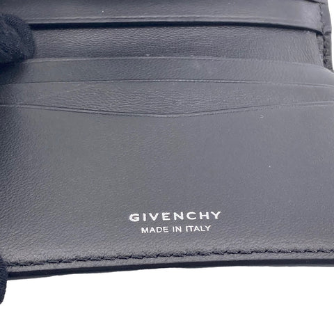 【中古】 Givenchy ジバンシィ Gカットウォレット 4Gレザー メンズ 財布 札入れ 黒 23021759 AS