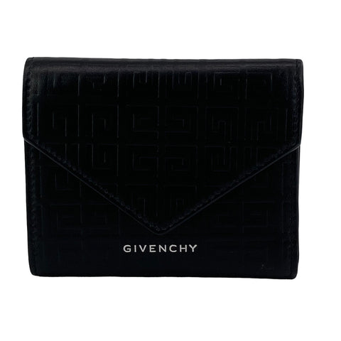 【中古】 Givenchy ジバンシィ Gカットウォレット 4Gレザー メンズ 財布 札入れ 黒 23021759 AS