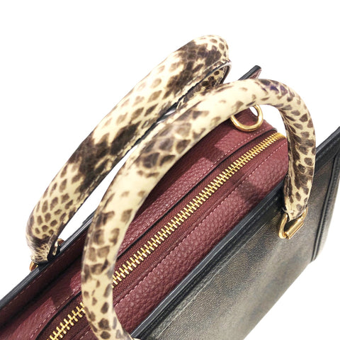 【中古】 COACH コーチ  グレース キヤリーオール・シグネチヤー キヤンバス 2WAY ハンドバッグ CD701 ブラウン 23022341 HO