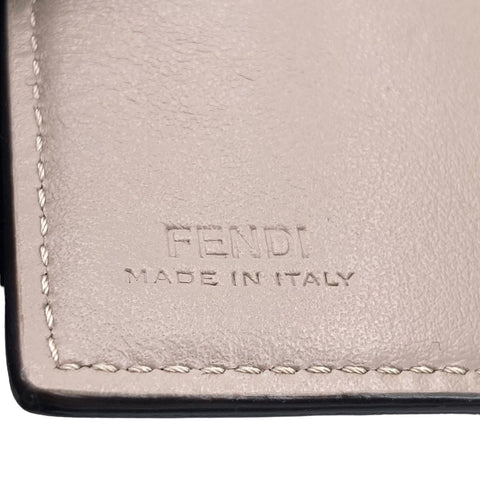 【中古】 Fendi フェンディ マイクロ 3つ折り レディース財布  8M0395A18BF0E65 ベージュ ウォレット 小物 23022440 AS