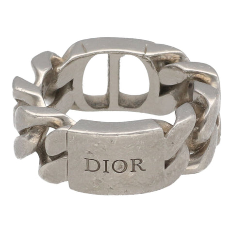 【中古】 Christian Dior クリスチャン・ディオール CD ICON チェーンリンク リング R0977HOMST_D990 SV925 シルバー 指輪 23023532DS