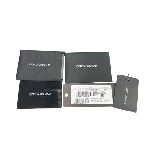 【中古】 Dolce＆Gabbana ドルチェ&ガッバァナ  クロスボディバッグ ジャカード ロゴ キャンバス ショルダーバッグ メンズ BM2038 ﾌﾞﾗｯｸ　23025865 HO