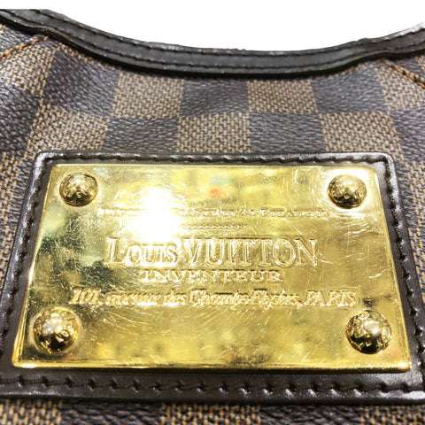 【中古】 LOUIS VUITTON ルイ・ヴィトン テムズ PM N48180 ダミエ･エベヌ ショルダーバッグ 23027314 RD