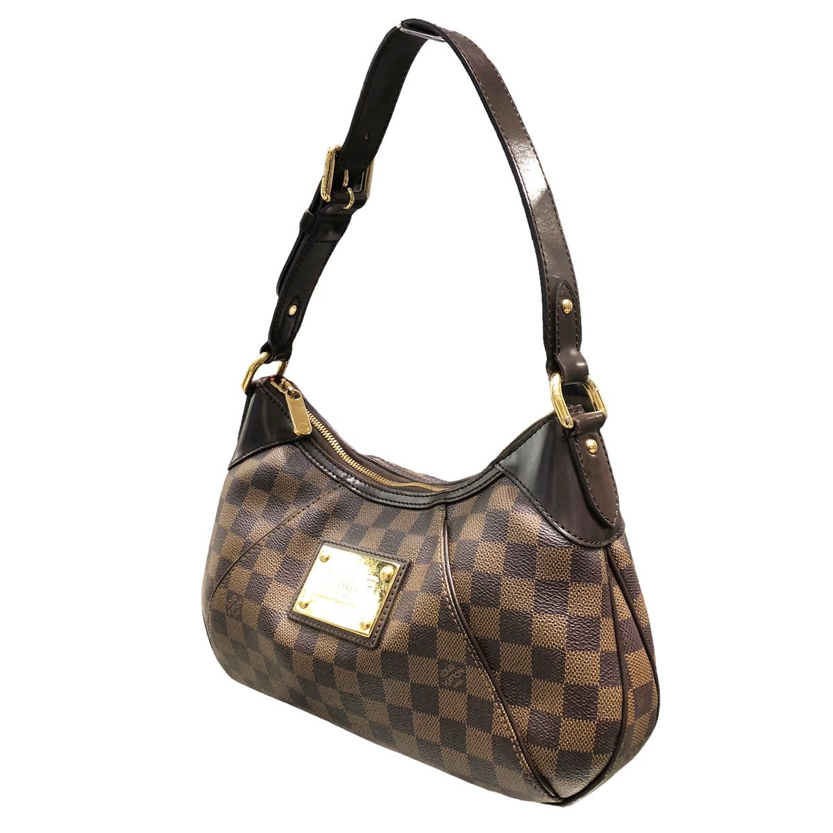 【中古】 LOUIS VUITTON ルイ・ヴィトン テムズ PM N48180 ダミエ･エベヌ ショルダーバッグ 23027314 RD