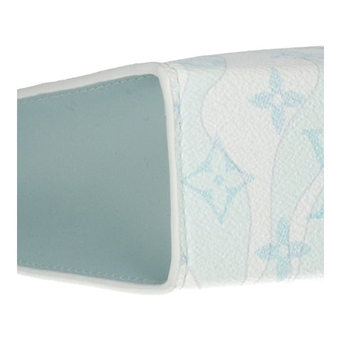 【中古】 LOUIS VUITTON ルイ・ヴィトン ポシェット・ヴォワヤージュ MM モノグラム・アクアガーデン M22763 ホワイト ライトブルー 白 水色 クラッチバッグ セカンドバッグ ポーチ 23027592 RS