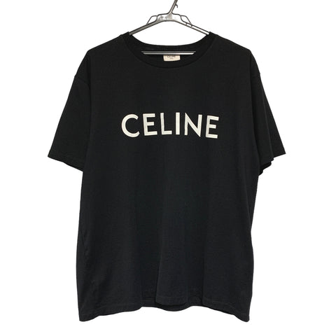 【中古】 CELINE セリーヌ CELINE ルーズ Tシャツ カットソー  2X681671Q.38AW トップス ロゴ 半袖 メンズ レディース ユニセックス 23027642 AO