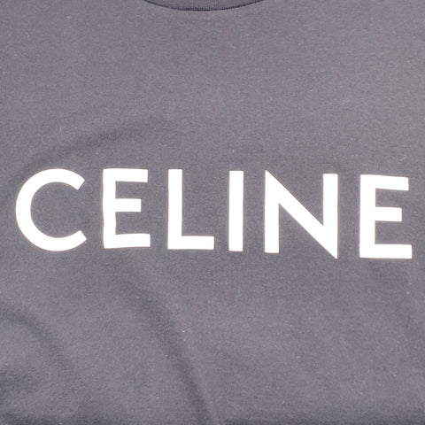 【中古】 CELINE セリーヌ CELINE ルーズ Tシャツ カットソー  2X681671Q.38AW トップス ロゴ 半袖 メンズ レディース ユニセックス 23027642 AO