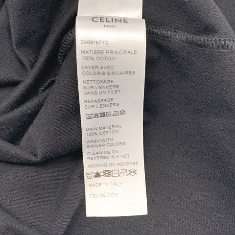 【中古】 CELINE セリーヌ CELINE ルーズ Tシャツ カットソー  2X681671Q.38AW トップス ロゴ 半袖 メンズ レディース ユニセックス 23027642 AO