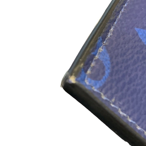 【中古】 LOUIS VUITTON ルイ・ヴィトン コインカード・ホルダー M30270 タイガ･レザー ブルー コインケース 23027841 RD