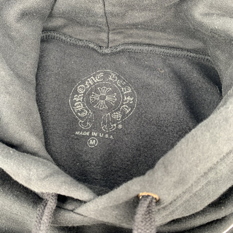 【中古】 CHROME HEARTS クロムハーツ 東京限定 プルオーバー パーカー L  ブラック ホースシュー バックプリント フーディ TOKYO スウェット スウェット トレーナー 23027964 RS