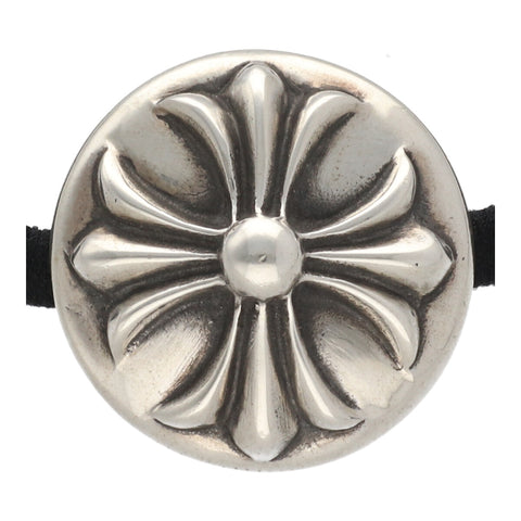 【中古】CHROME HEARTS クロムハーツ クロスボール ボタン コンチョ SV925 シルバー ヘアゴム 新型 ♯2 ブレスレット 23028047 RS
