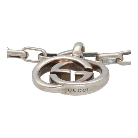 【中古】 GUCCI グッチ  ネックレス・ペンダント インターロッキングG 295710 SV　GGマーク 23028352 LI