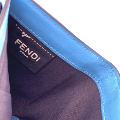 【中古】 Fendi フェンディ  メンズ財布   コンパクトウォレット ブルー 23029010 NT