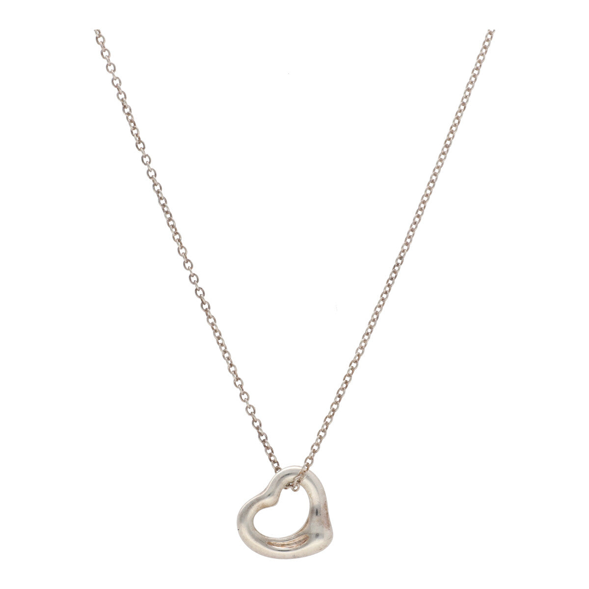 【中古】 Tiffany ＆ Co. ティファニー オープン ハート ペンダント 60020368 SV925 シルバー ネックレス 23029107 DS
