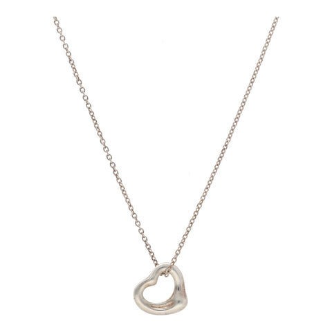 【中古】 Tiffany ＆ Co. ティファニー オープン ハート ペンダント 60020368 SV925 シルバー ネックレス 23029107 DS