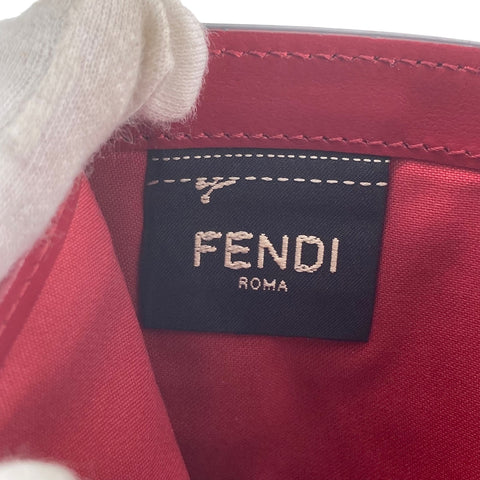 【中古】 Fendi フェンディ エフイズフェンディ 2つ折り コンパクトウォレット 赤 23029311 AS