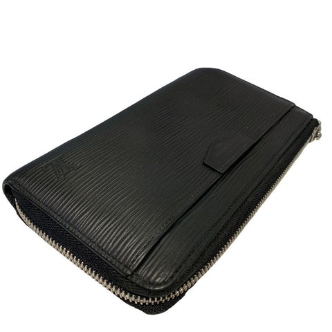 【中古】 LOUIS VUITTON ルイ・ヴィトン ジッピー ドラゴンヌ M81325 エピ･レザー ブラック 長財布 23029331 RD