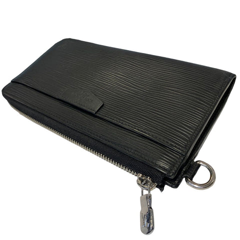 【中古】 LOUIS VUITTON ルイ・ヴィトン ジッピー ドラゴンヌ M81325 エピ･レザー ブラック 長財布 23029331 RD