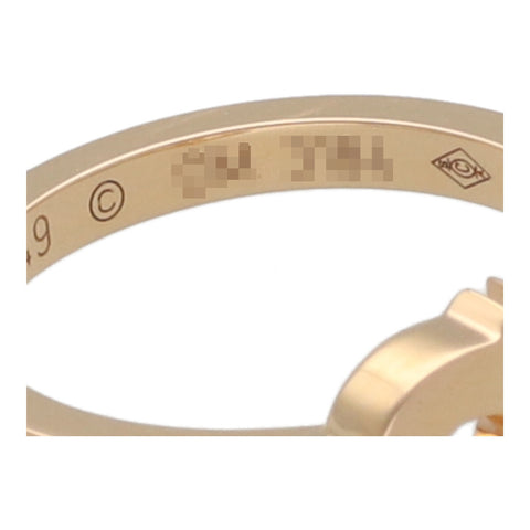 【中古】 Cartier カルティエ Cハート リング K18PG ダイヤモンド ピンクゴールド 1ポイント 指輪  23030113 RS