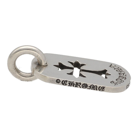 【中古】 CHROME HEARTS クロムハーツ カットアウトクロス ドッグタグ スモール SV925 シルバー 青山 ネックレス ペンダント トップ チャーム 23030278 RS