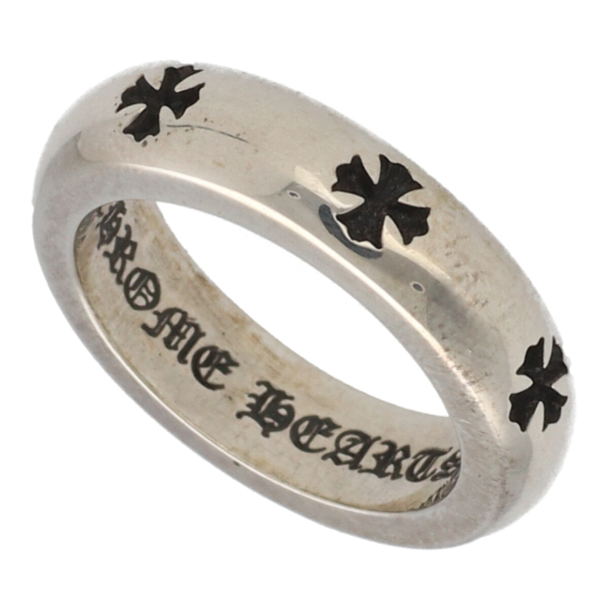 【中古】 CHROME HEARTS クロムハーツ ネガティブ CHプラス リング 11.5号 SV925 シルバー クロス 指輪 23030672 RS
