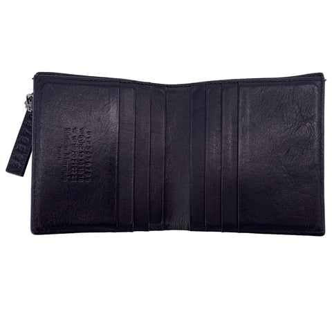 【中古】 Maison Margiela メゾンマルジェラ S55UI0133 フリップフラップウォレット メンズ 折り財布 スムースカーフレザー 23030782 MK ギフト