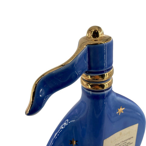 【中古】 LARSEN ラーセン シップボトル 空ボトル ライトブルー 700ml 空瓶 ブランデー 置物 飾りボトル 23030843 AS