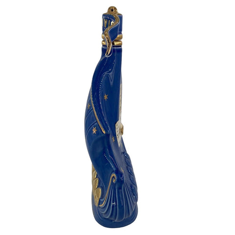 【中古】 LARSEN ラーセン シップボトル 空ボトル ライトブルー 700ml 空瓶 ブランデー 置物 飾りボトル 23030843 AS