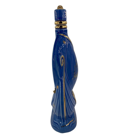 【中古】 LARSEN ラーセン シップボトル 空ボトル ライトブルー 700ml 空瓶 ブランデー 置物 飾りボトル 23030843 AS