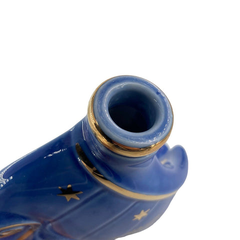 【中古】 LARSEN ラーセン シップボトル 空ボトル ライトブルー 700ml 空瓶 ブランデー 置物 飾りボトル 23030843 AS
