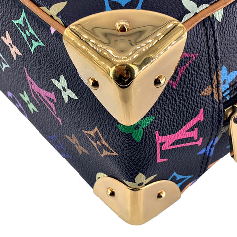 【中古】 LOUIS VUITTON ルイ・ヴィトン トゥルーヴィル ハンドバッグ  M92662 モノグラム マルチカラー ノワール スタッズ ヴィンテージ 23031607 AO