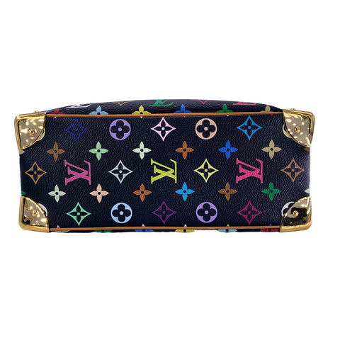 【中古】 LOUIS VUITTON ルイ・ヴィトン トゥルーヴィル ハンドバッグ  M92662 モノグラム マルチカラー ノワール スタッズ ヴィンテージ 23031607 AO