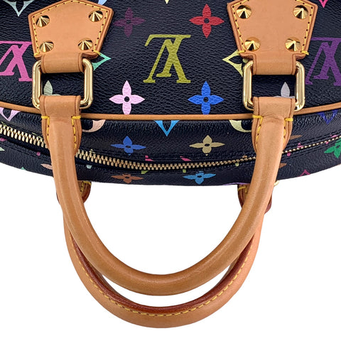【中古】 LOUIS VUITTON ルイ・ヴィトン トゥルーヴィル ハンドバッグ  M92662 モノグラム マルチカラー ノワール スタッズ ヴィンテージ 23031607 AO